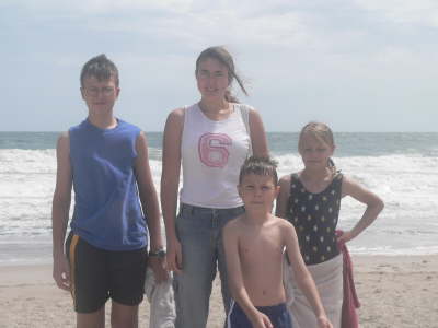 Family on the Beach